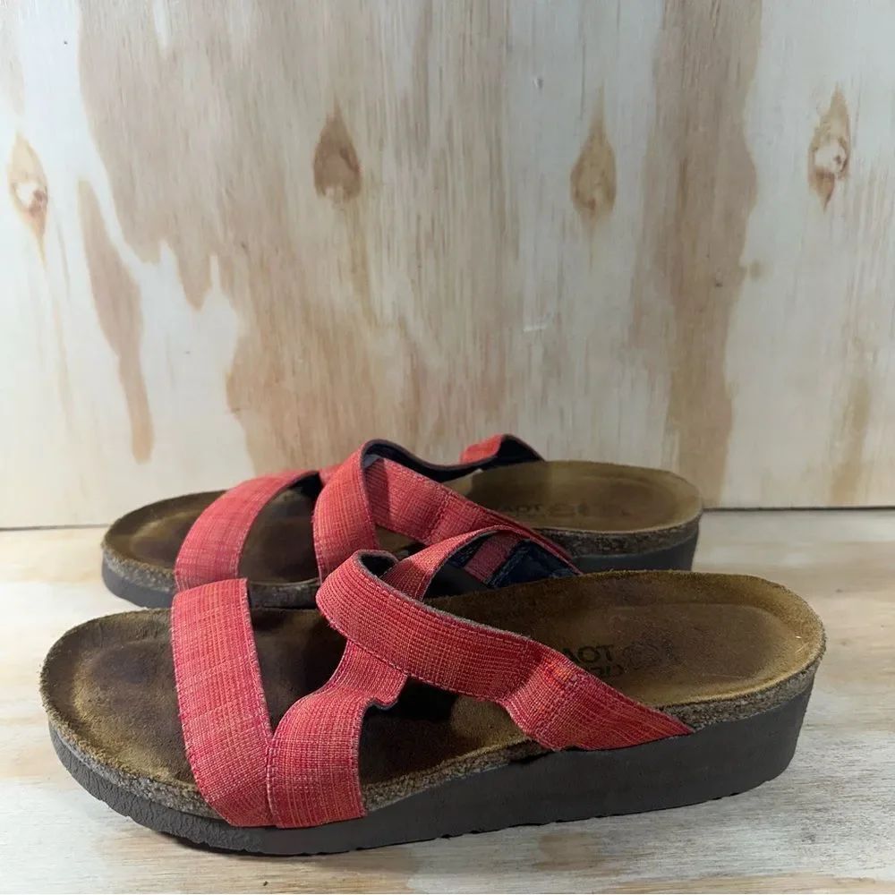 Naot Cross-Strap Platform Sandals Women’s Size 9